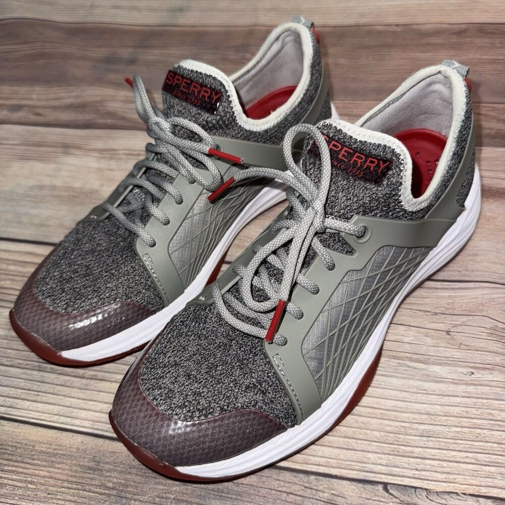 SPERRY Women's H2O Mooring Lace Up Boat Recreational Sneaker Shoes Gray Size 7